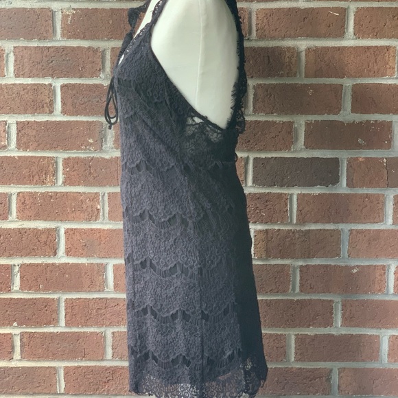 Free People Gorgeous Black Lace Dress - Picture 3 of 9